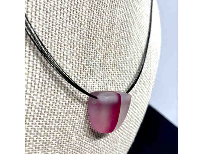 Magenta Stripe Pendant (Diane Chester-Demicco) LIVE