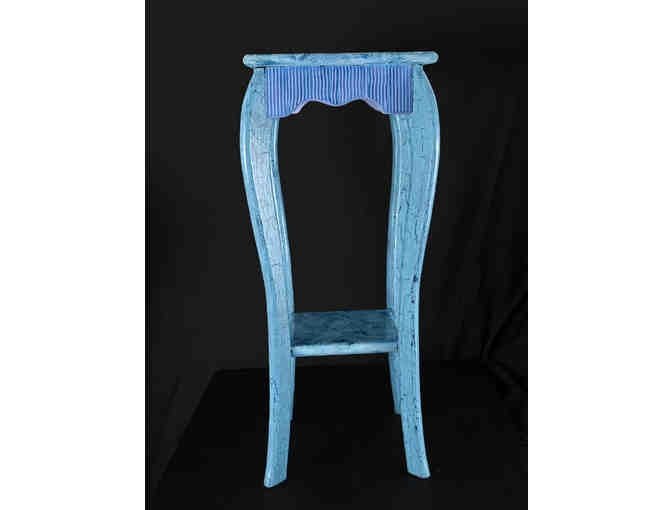 Blue and Purple Plant Stand (Lesley Makris)