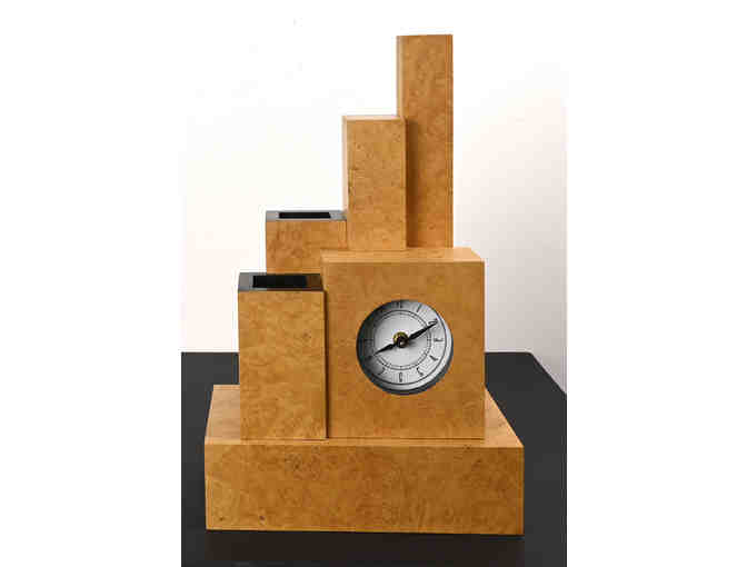 Skyscraper (Desk Organizer/Clock) (Phil Gruppuso)