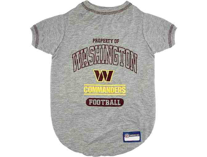 Washington Commanders dog T-shirt - Medium