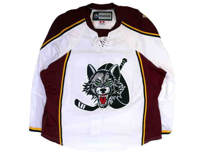 AHL Hockey Chicago Wolves #25 Eric O'Dell Game Worn & Signed  Authentic Jersey with COA