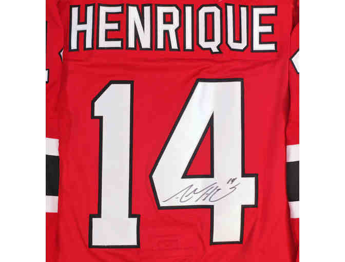 NHL Hockey New Jersey Devils #14 Adam Henrique Signed Authentic Jersey