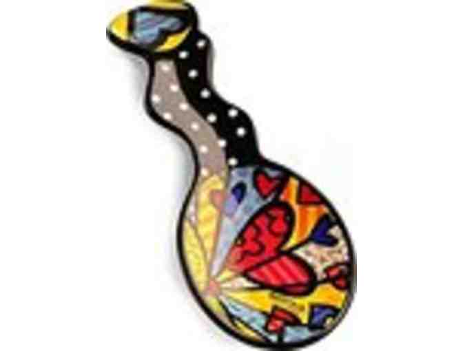 Romero Britto Spoon Rest, Cream & Sugar Set