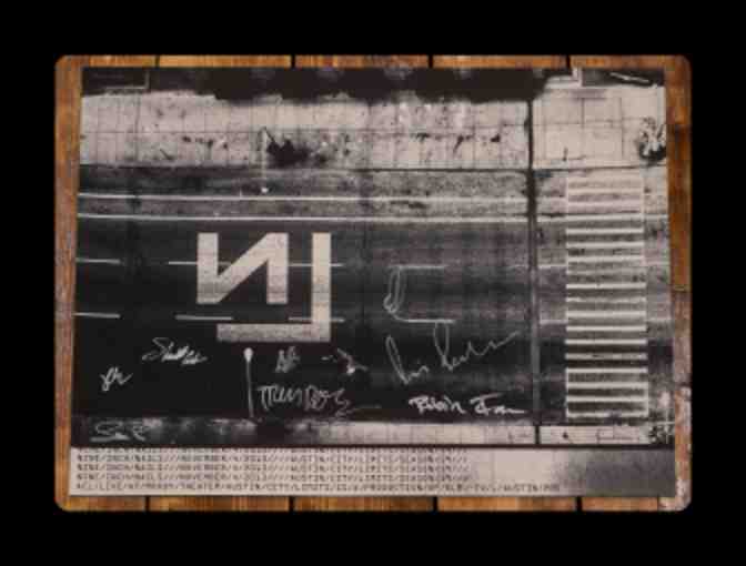 Nine Inch Nails Autographed Poster (S40), Framed