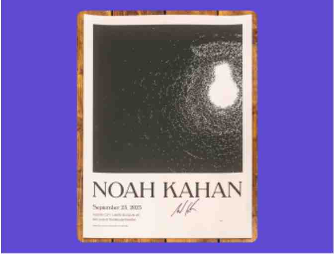 Noah Kahan Autographed Poster (S49), Framed