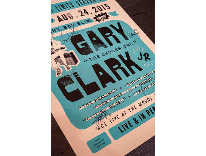 Gary Clark, Jr Autographed Poster