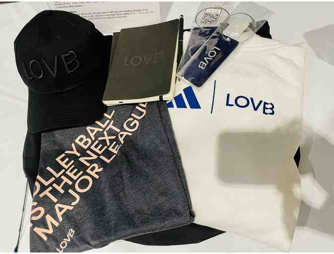 LOVB Gift Set with LOVB Shirt, Sweatshirt and Other Swag