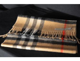 Burberry Giant Check Cashmere Scarf