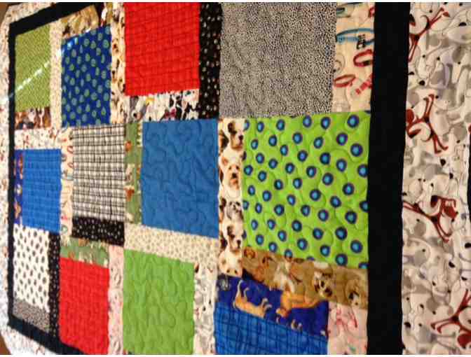 Hand Crafted Mini Quilt-Multi-colored