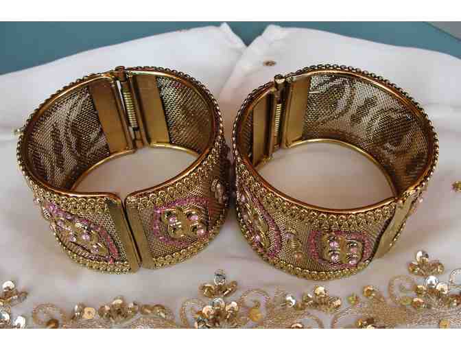 Divine Mother's Bracelets ~ Light Pink & Gold
