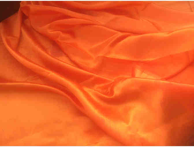 Babaji's Bright Orange Silky Lunghi (from His room in Haidakhan)