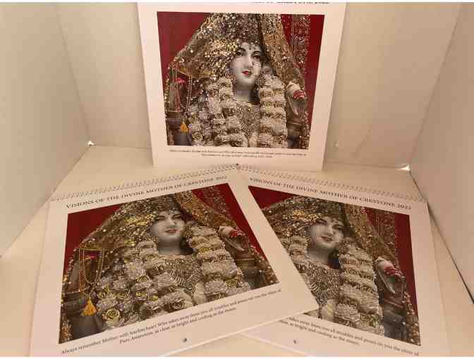 3 Beautiful Divine Mother 2022 Calendars with Quotes from Shastiji