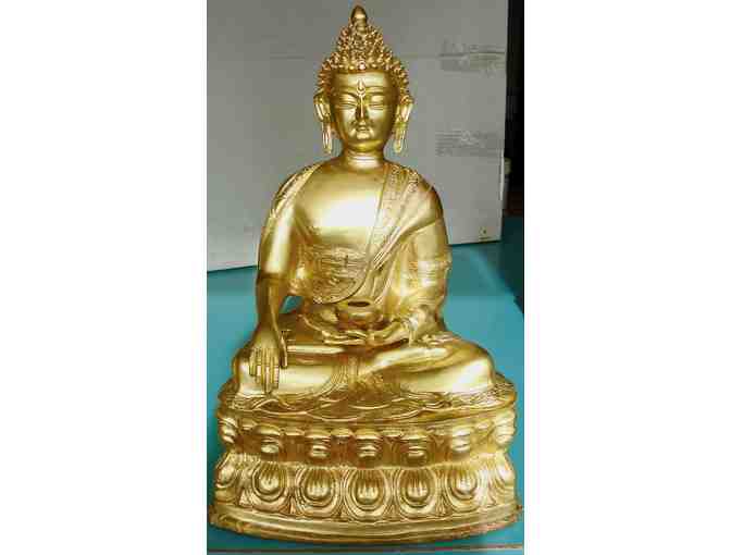 16' Stunning Buddha Brass Murti