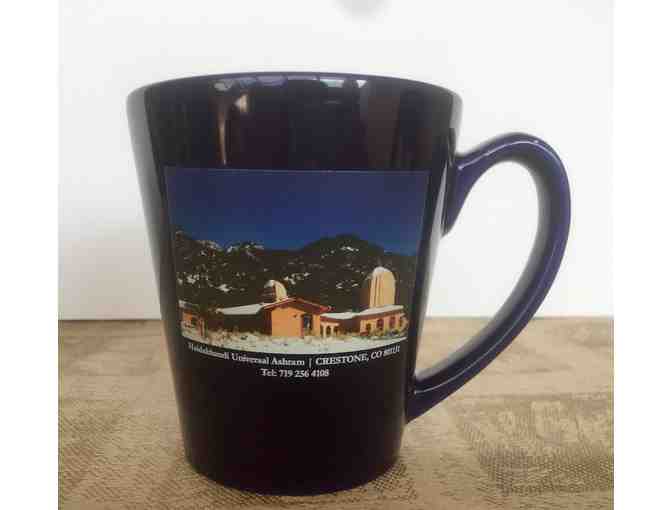 Set of 4 Ashram Mugs (Dark Blue)