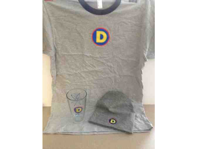 DEWEY'S PIZZA - $15 GIFT CARD, T-SHIRT, HAT & DRINKING GLASS