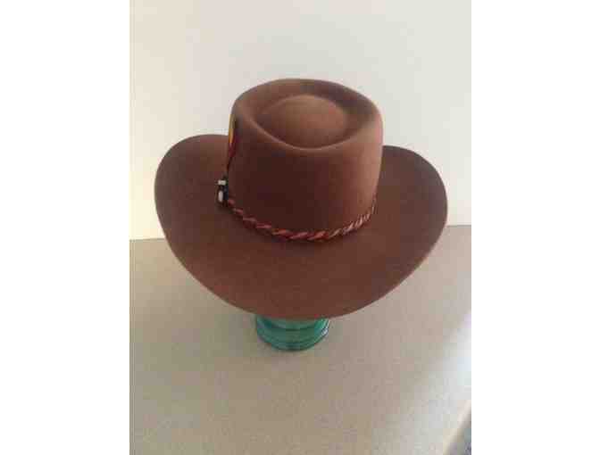 BATSAKES HAT SHOP - HANDMADE WESTERN HAT - SIZE 7 1/4