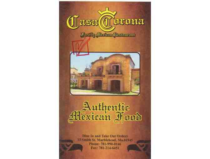 $50 Casa Corona Gift Certificate