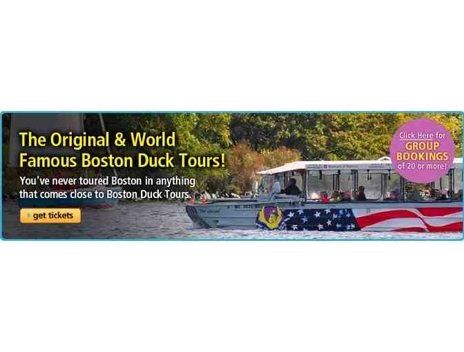 2 Tickets to Boston Duck Tours