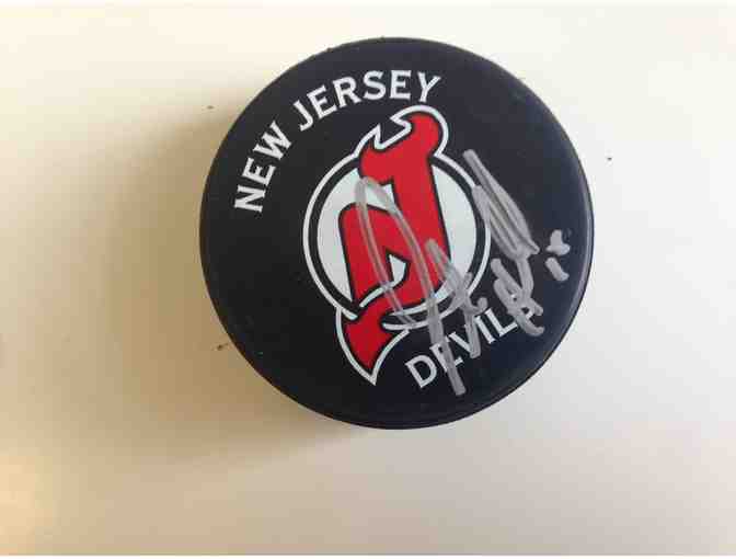 PETER HARROLD Signed NEW JERSEY DEVILS PUCK!