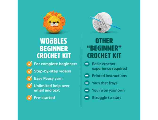 Woobles Penguin Crochet Kit for Beginners