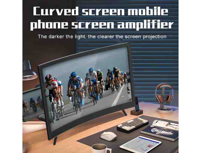 12' Curved Screen Magnifier for Cell Phone