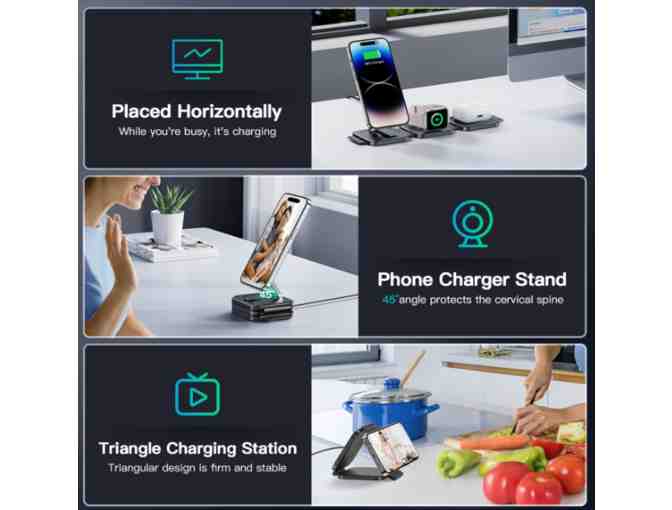 Jargou 3-in-1 Charging Station