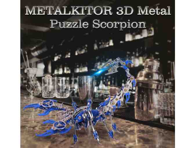 Scorpion 3D Metal Puzzle - 454 Pieces