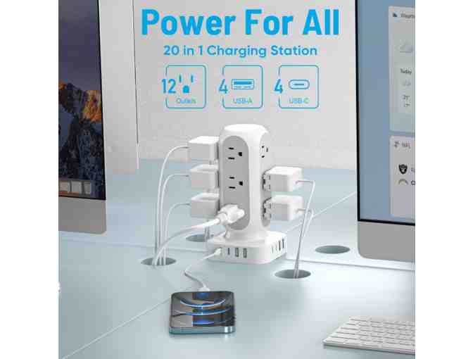 Tower Surge Protector Power Strip