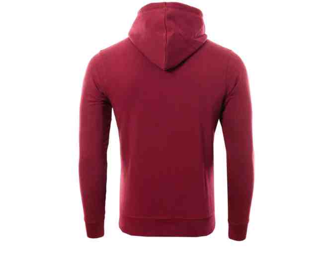 Bayer04 Burgundy Logo Hoodie Size Large