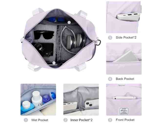 Expandable Travel Duffle Light Purple