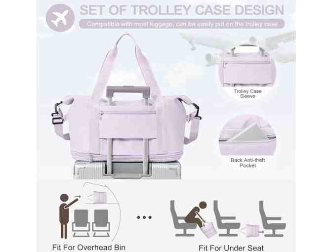 Expandable Travel Duffle Light Purple