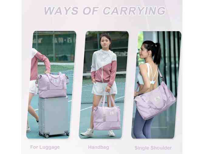 Expandable Travel Duffle Light Purple