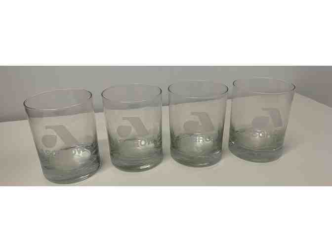 Four ASGROW ROUNDUP READY 2 XTEND SOYBEAN Highball Glasses