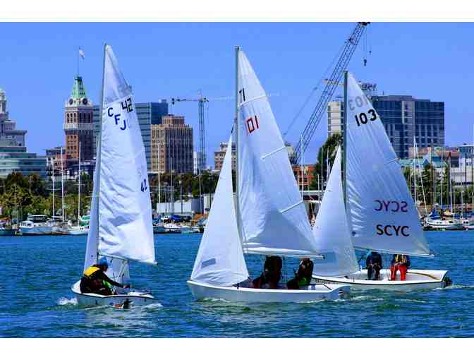 Encinal Yacht Club gift certificate to learn to sail!