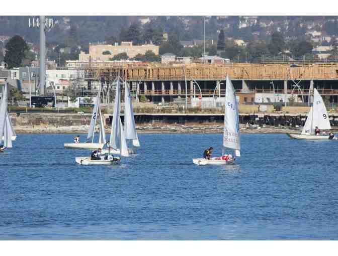 Encinal Yacht Club gift certificate to learn to sail!