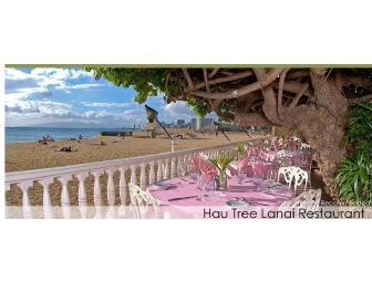 Lunch for 2 - The Hau Tree Lanai, The New Otani Kaimana Beach Hotel