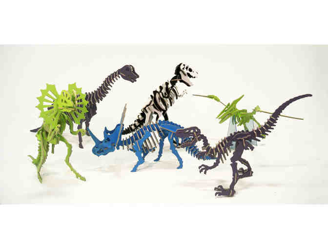 Boneyard Pets 3D Black Velociraptor Puzzle