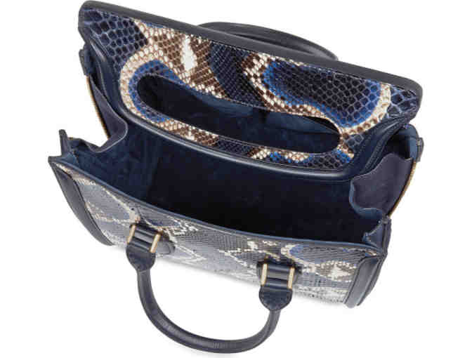 Alexander McQueen Heroine Python Hand Bag