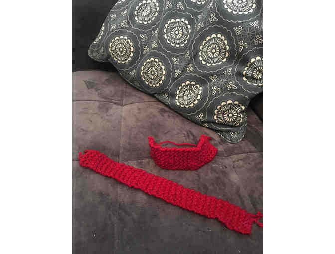 Doll Scarf & Headband (Knit by Bina Mannes Geffen)