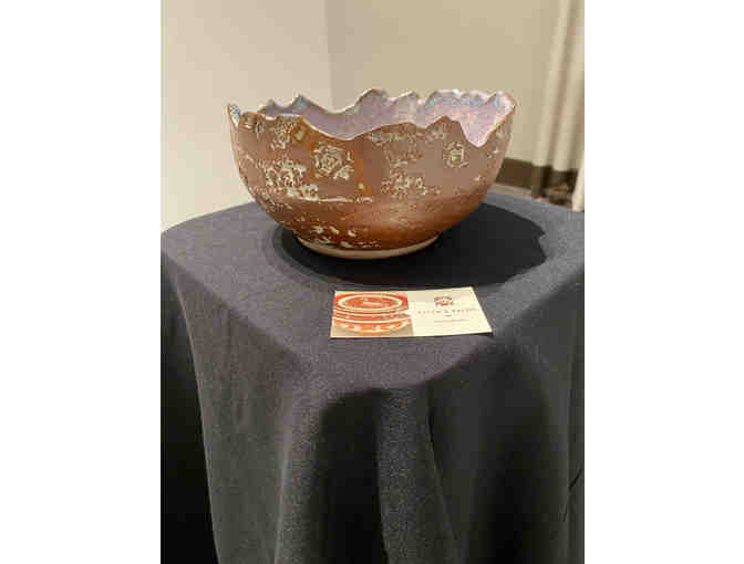 Textured Ceramic Decorative Bowl by Ellen Z Salov