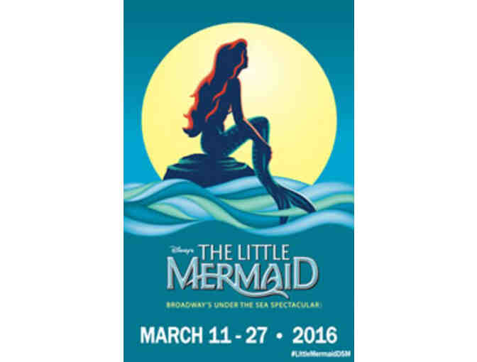 Dallas Summer Musicals: Two (2) Front Orchestra Tickets to The Little Mermaid on 3/13/16