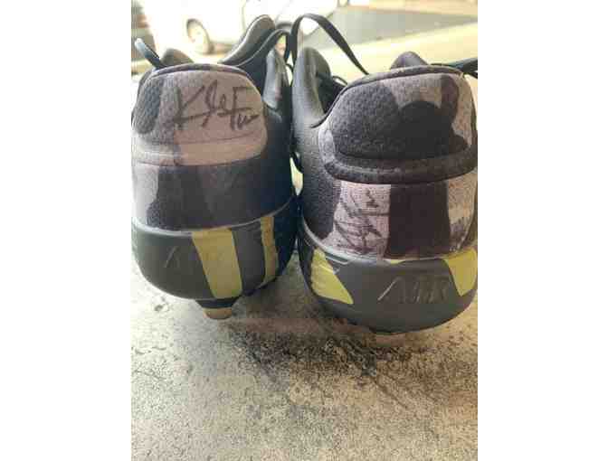 Kyle Farmer Signed Game-Used Memorial Day Spikes