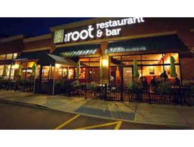 The Root Restaurant. $20 Gift Card.