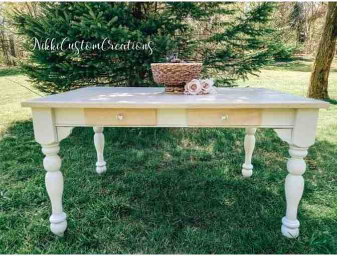 Custom Refinished Dining Room Table