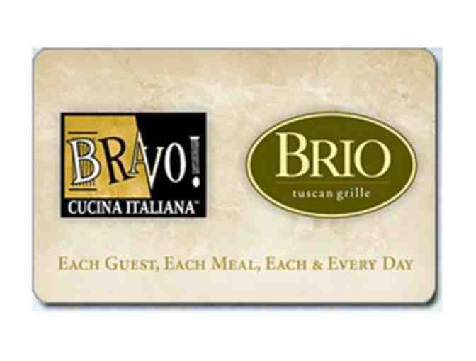 2 $25 Gift Cards to BRAVO! &  BRIO