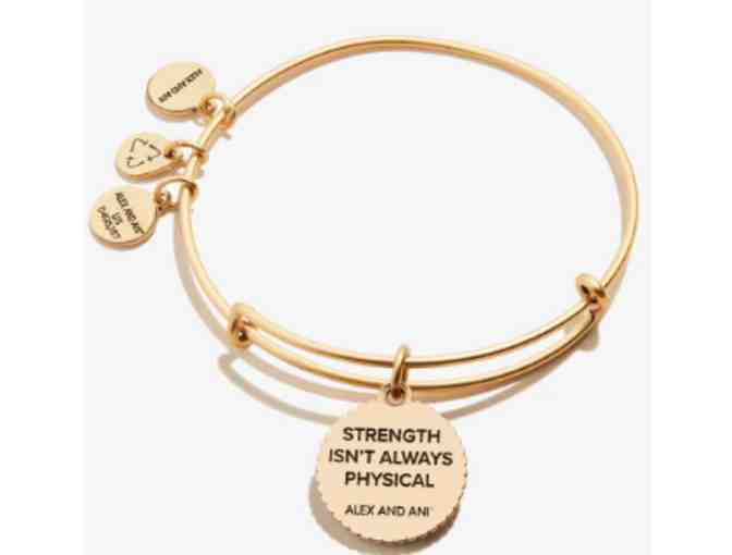 Alex and Ani Elephant Charm Bangle in Gold