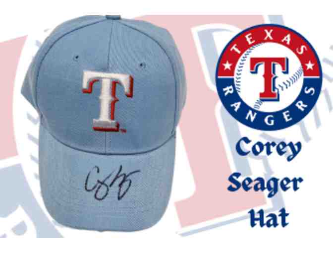 Texas Rangers Corey Seager Autographed Hat