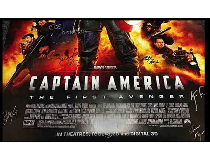 'Captain America: The First Avenger' Autographed Poster
