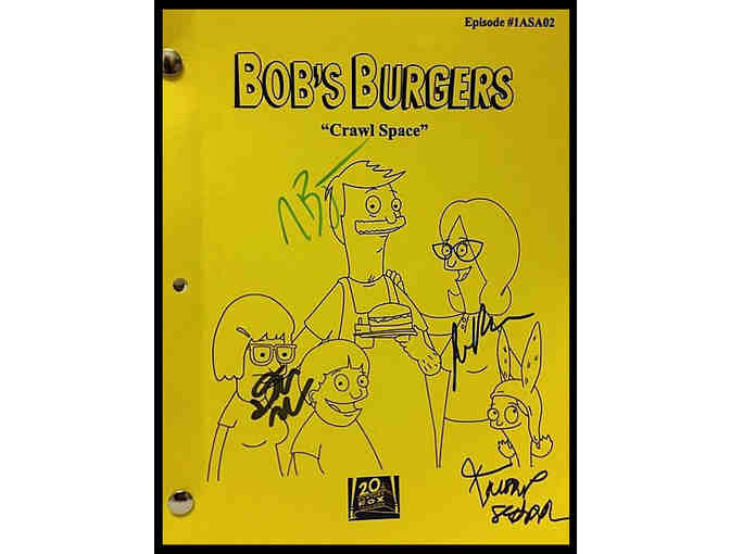 'Bob's Burgers' Swag Including Script & Poster Signed by the Cast!