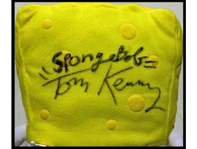 'SpongeBob SquarePants' Plush Cuddle Pillow Signed by Tom Kenny, the voice of SpongeBob!